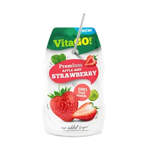 Vitago! Premium Pomme & Fraise – Jus 100% Fruits Sans Sucres Ajoutés 200ml