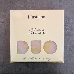 2 tranches de foie gras d’oie entier