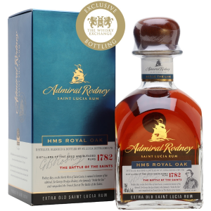 ADMIRAL RODNEY – RHUM HMS Royal Oak de Sainte Lucie – 40%