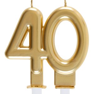 BOUGIE OR 40ANS