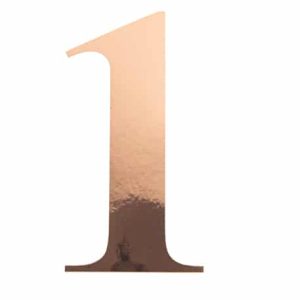 Stickers « 1 » Rose gold